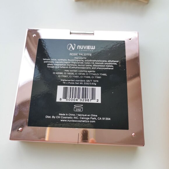 Nuview Cosmetics Rose Eyeshadow Palette 16 Colors - Picture 4 of 4